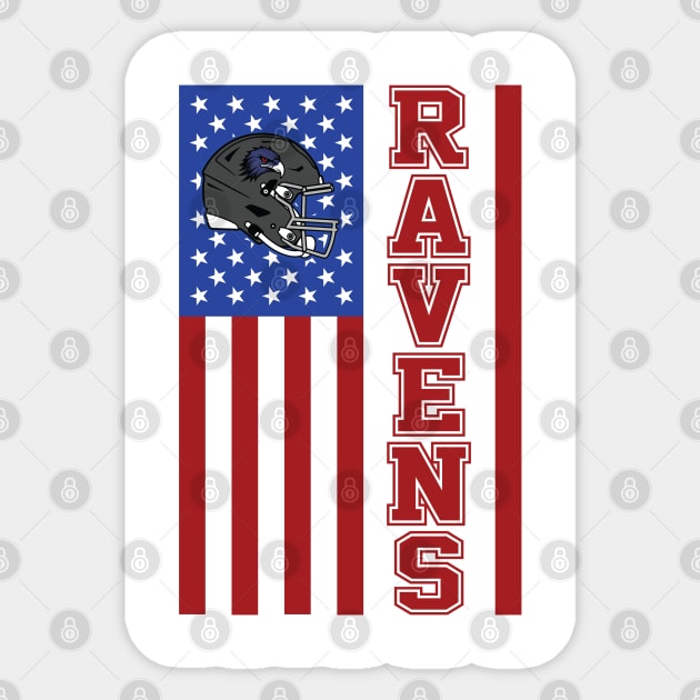 Ravens Football Team Sticker by Cemploex_Art